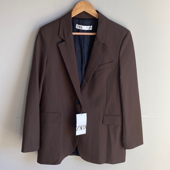 Zara Jackets & Blazers - NWT Zara brown blazer size medium